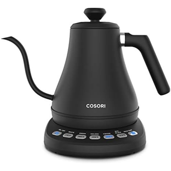 COSORI Electric Gooseneck Kettle with 5 Temperature Control Presets, Pour Over