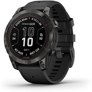 Garmin fēnix 7 Pro Sapphire Solar, Multisport GPS Smartwatch, Built-in
