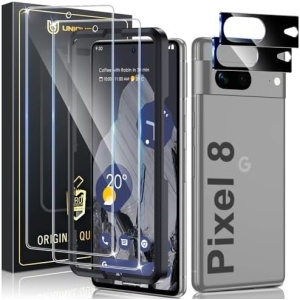UniqueMe for Google Pixel 8 Screen Protector, [Compatible Fingerprint Unlock]