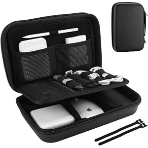 ProCase Hard Travel Electronic Organizer Case for MacBook Power Adapter Chargers