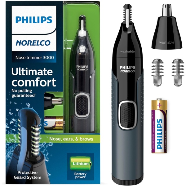 Philips Nosetrimmer 3000 for Nose, Ears and Eyebrows NT3600/42